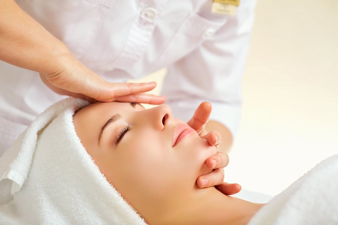 Woman's Facial Massage